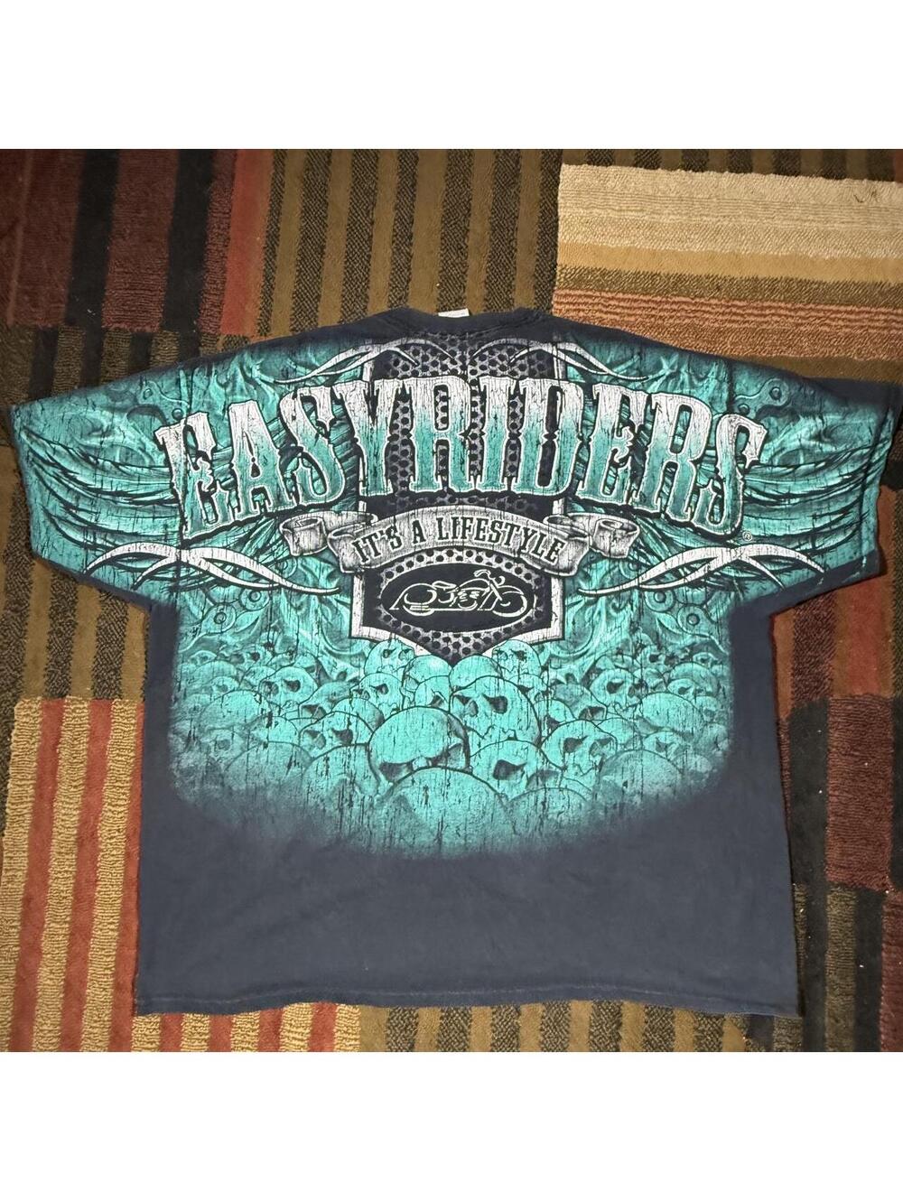 Easyriders “It’s a Lifestyle” biker graphic T-shirt Size XXL